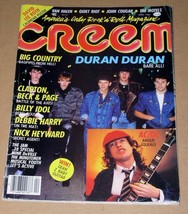 Duran Duran Creem Magazine Vintage 1984 AC/DC Big Country Billy Idol Harry - £23.44 GBP