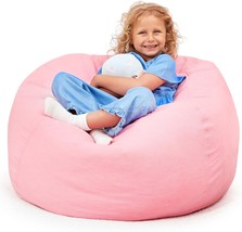 Stuffed Animal Bean Bag Storage (No Filler) - Machine Washable, Pink Corduroy - $45.45