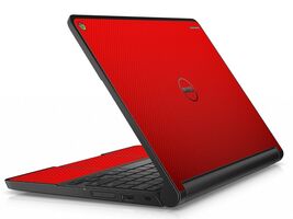 LidStyles Carbon Fiber Laptop Skin Protector Decal Dell Chromebook 11-3120 image 7