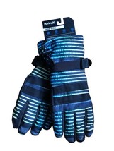 Hurley Heat Block Water Resistant Adjustable Breathable Snow Gloves Size L/XL - £18.82 GBP