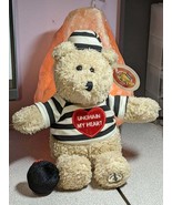 Starbucks Bearista Bear Valentines CONVICT Costume Jailbird 2003 W Tags - £8.47 GBP