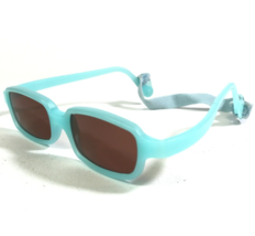 Miraflex Sunglasses NEW BABY 2 Blue Rectangular Frames with Red Lenses 4... - $65.26