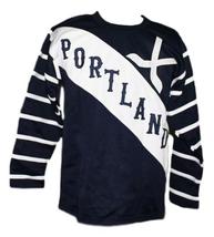 Any Name Number Portland Rosebuds Retro Hockey Jersey 1915 Navy Blue Any Size image 4
