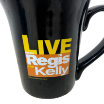 VTG Live with Regis And Kelly Pre 2011 Coffee Tea Mug Cup Black Ceramic USA - $51.47