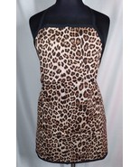 Plus Size Torrid Leopard Print Apron With Front Pockets, NWT, 28&quot; Long - £22.54 GBP