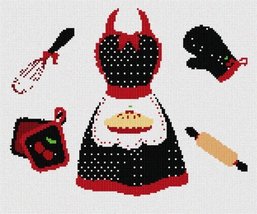 Pepita Needlepoint Canvas: Polka Dot Kitchen, 12&quot; x 10&quot; - $86.00+