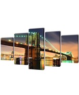  Canvas Painting Multicolour Canvas, Wood Large Wall mounting - $84.49