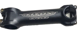 Titus Cycles Black Alloy MTB Stem 120mm x 25.4mm Clamp x 1 1/8&quot; Threadle... - £19.73 GBP