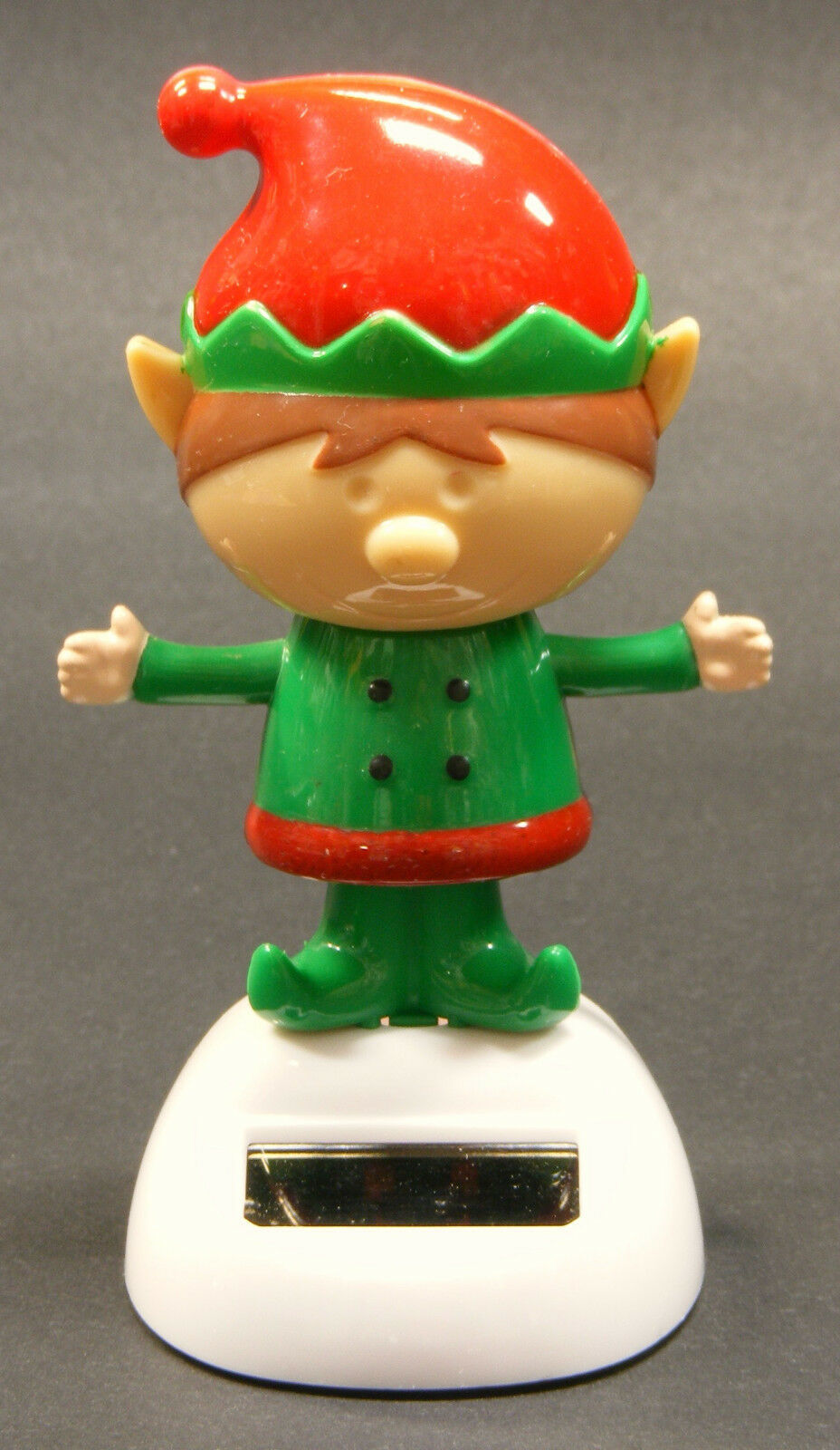 SOLAR POWERED DANCING ELF CHRISTMAS DECORATION GREAT FOR HOME OR OFFICE - £3.90 GBP