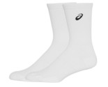 ASICS Resolution Crew Socks Unisex M(25~27cm) Sports Socks White NWT 304... - $26.01