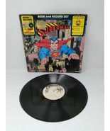 Superman Book and Record Set 1976 LP DC Comics Power Records BR 514 - $21.25