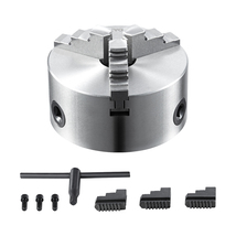 VEVOR 3-Jaw Lathe Chuck 6'' Self-Centering Lathe Chuck 0.14- 6.3" Clampi... - $69.90