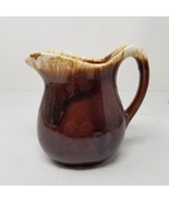 McCOY Pitcher Drip Brown USA Creamer Country Farmhouse Rural Vtg - $15.15