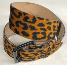 Leopard Animal Print Wilma Flintstone M/L Man Made Ladies Fashion Belt 34&quot; - £10.91 GBP