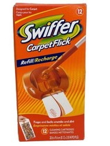 Swiffer Carpet Flick Refills Recharge 12 Cleaning Cartridges Sealed - £17.94 GBP