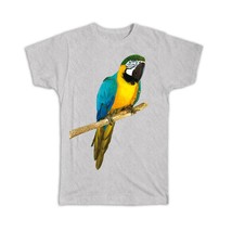 Macaw : Gift T-Shirt Bird Cute Colorful Parrot Exotic Nature Tropical - £14.11 GBP