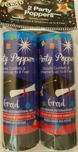 Graduation Confetti Streamer Party Poppers 2/Pk - £2.72 GBP