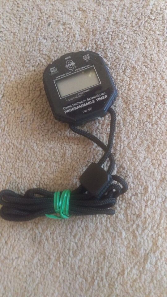 CMS Curtin Scientific Gage Machinist  Programmable Timer Stopwatch #- 09... - $22.79
