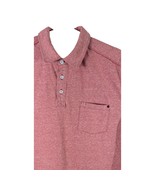 Tommy Bahama Mens Large Red Heather Island Zone Polo Shirt Pocket Front ... - $39.83 CAD