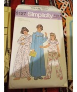 Vtg 1977 Simplicity pattern 8127 Girls PJ, Nightgown, ROBE SZ M cut&amp;Comp... - €6,98 EUR