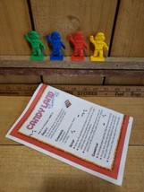 2010 Candy Land Game 4 Pawns Replacement Pieces Instructions in English Spanish - $14.84