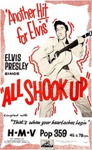 Elvis Presley - All Shook Up - 1957 - UK Single Release Promo Magnet - £9.58 GBP