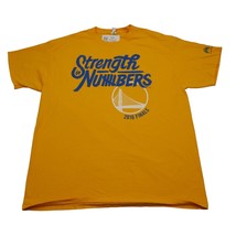 Fruit of the Loom Shirt Mens XL Yellow Short Sleeve Golden State Warrior... - $15.72