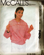 Young Junior/Teen&#39;s Jacket Vintage 1980 McCall&#39;s Pattern 7470 Size 9-10 - £9.43 GBP