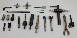 VTG Wood Metal Auger Drill Bit Cutter Estate Tool Junk Mix Lot Stanley Greenlee - $29.02