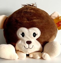 Squish Pals Midwood NEW Monkey Plush Stuffed Animal 9 x 8&quot; Doll PLSHY1 - £11.78 GBP