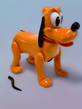 Vintage Disney Pluto Toy 1970s Large Plastic Figure 10x9x5 - $9.99