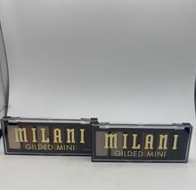 (2)Milani Gilded Mini Eyeshadow Palette Whiskey Business/Call Me Old -Fa... - $16.73