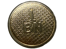 WWII, 1st BATTALION, NEW YORK STATE GUARD, PLASTIC COLLAR DISK, ENLISTED - $15.00