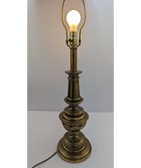 Vintage Stiffel Brass 33” Table Lamp Heavy 12 Lbs. - £85.05 GBP