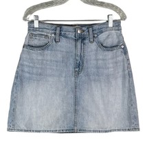 Madewell Rigid Denim A-Line Mini Skirt 28 New - $49.49