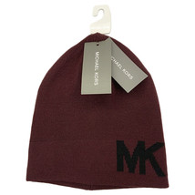 Nwt Michael Kors Msrp $44.99 Men&#39;s Reversible One Size Dark Red B EAN Ie Hat - £20.09 GBP