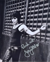 Joan Jet Signed Photo - Runaways , Blackhearts - Cherry Bomb w/COA - £254.94 GBP