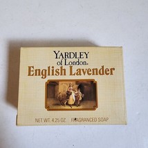Vintage Yardley of London English Lavender Soap 1979 New in Box - $6.79