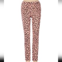 J Brand Jaguar Animal Print Mid Rise Crop Skinny Photo Ready Denim Jeans 24 - $28.98