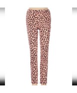 J Brand Jaguar Animal Print Mid Rise Crop Skinny Photo Ready Denim Jeans 24 - $39.76 CAD