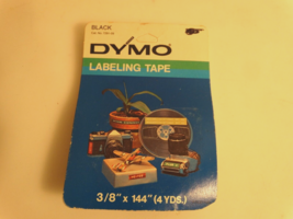 DYMO 7291-09 Black Labeling Tape 3/8" x 144" (4 yds.) - $2.97