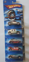 New Factory Sealed Mattel Hot Wheels Chrome Burnez 1/5-5/5 Set Of 5 2005 - $18.00