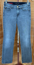Guess Women&#39;s Vintage Palm Springs Black Straight Leg Jeans Size 26 (26 x 32) - £13.59 GBP