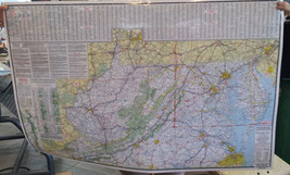 Delmarva Laminated Wall Map - £36.34 GBP