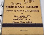 Giant Feature Matchbook  Harry Jaffey Merchant Tailor Buffalo, NY  gmg  ... - $24.75