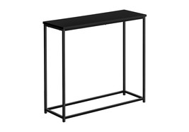 Black Modern Narrow Accent Console Table for Living, Bedroom, Entryway - $1,562.94 MXN