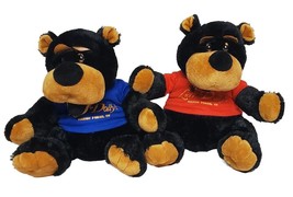 Great Smoky Mountains Lid&#39;l Dollys Pigeon Forge Plush Stuffed Black Bear... - £7.83 GBP