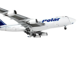 Boeing 747-400F Commercial Aircraft &quot;Polar Air Cargo&quot; White with Blue Tail &quot;Int - £68.07 GBP