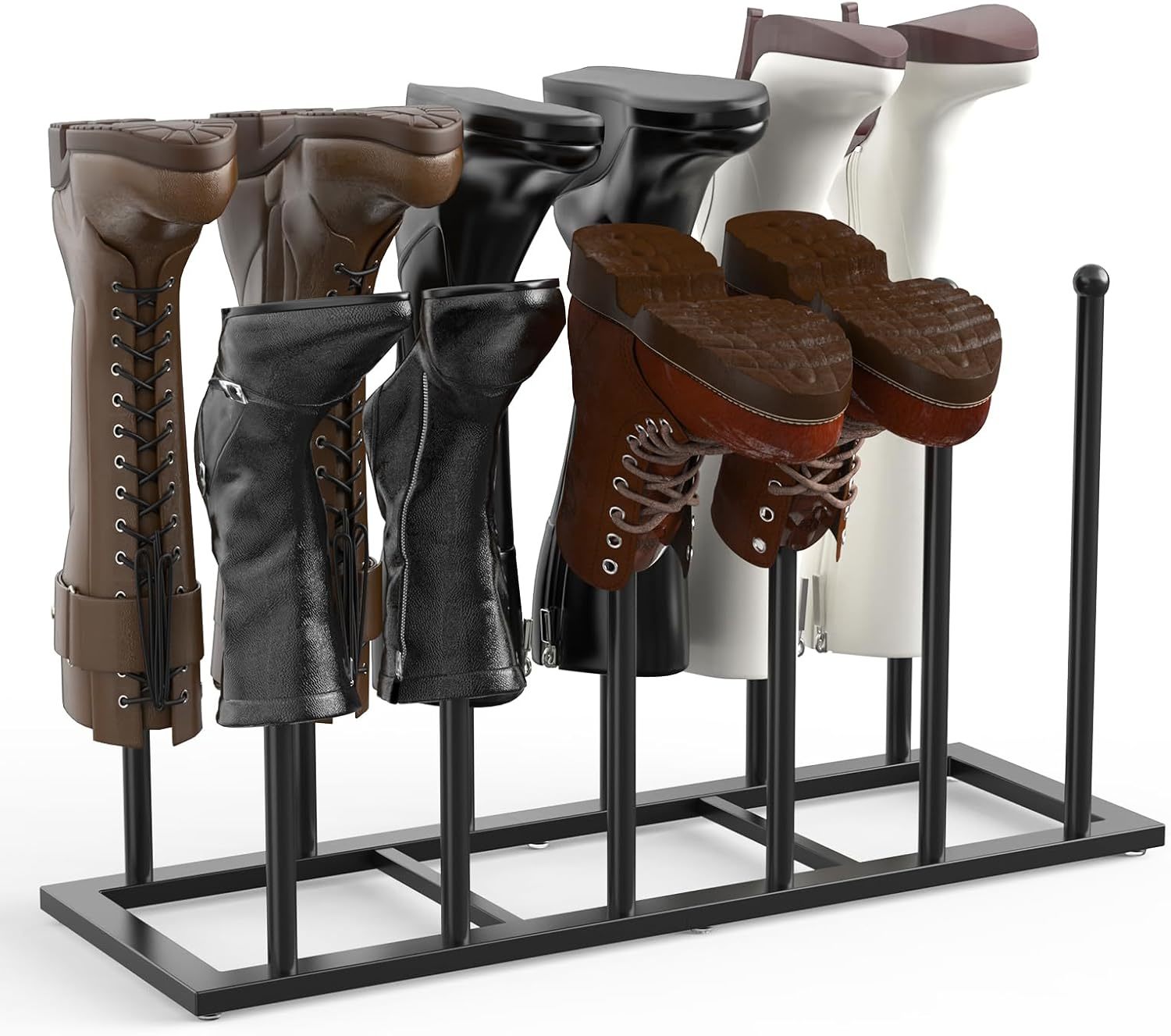 Freestanding Boot Racks For Six Pairs Of Shoes In The Entryway Or Closet, - $38.97