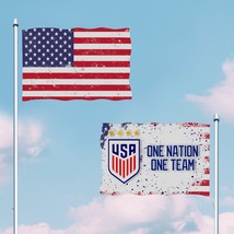 One Nation USWNT Soccer FIFA Women&#39;s World Cup 2023 House Garden Flag   - £19.74 GBP+